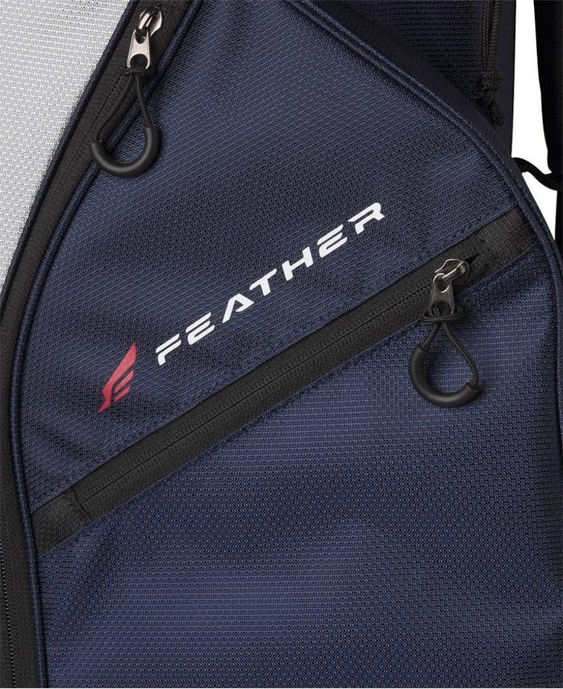 Wilson Feather cart bag, navy/plata