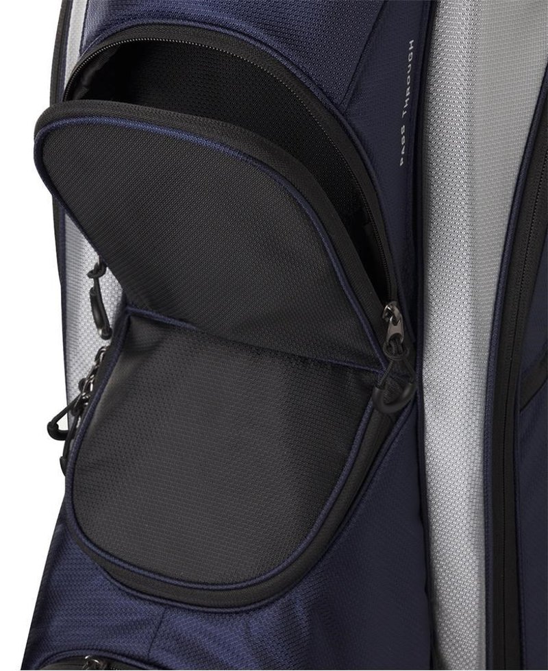 Wilson Feather cart bag, navy/plata