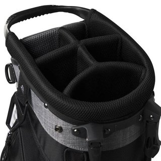 Wilson Feather stand bag, negro/gris/blanco