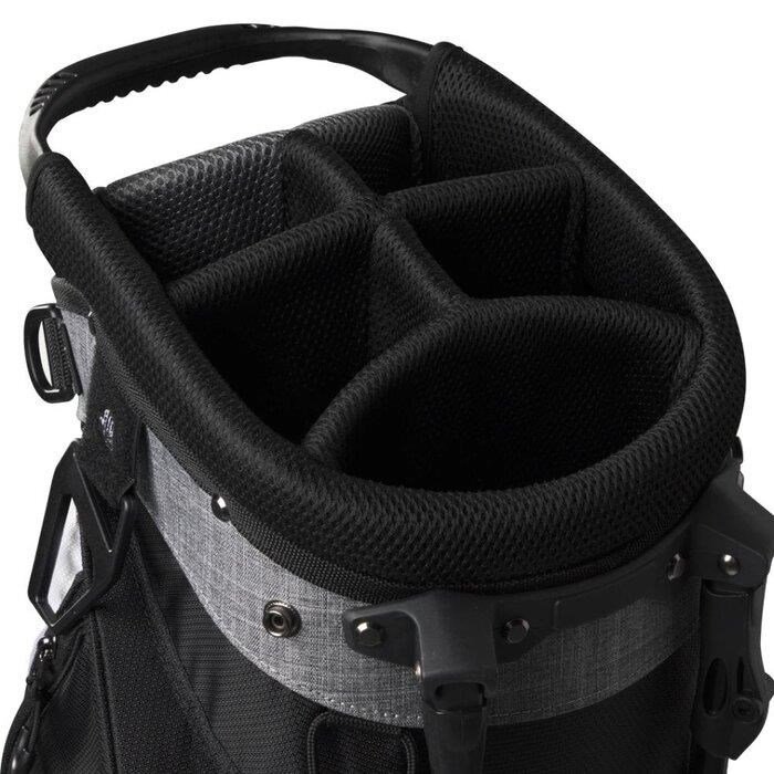 Wilson Feather stand bag, negro/gris/blanco