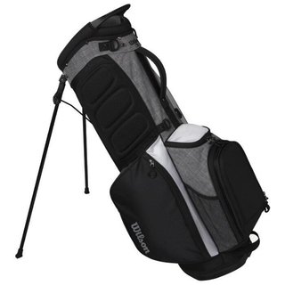 Wilson Feather stand bag, negro/gris/blanco