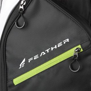 Wilson Feather stand bag, negro/gris/blanco