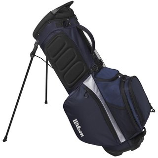 Wilson Feather stand bag, azul marino/blanco