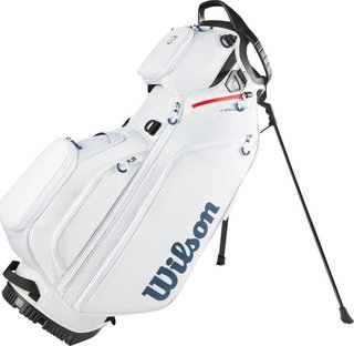 Wilson Talus 5 stand bag, blanco/rojo/azul