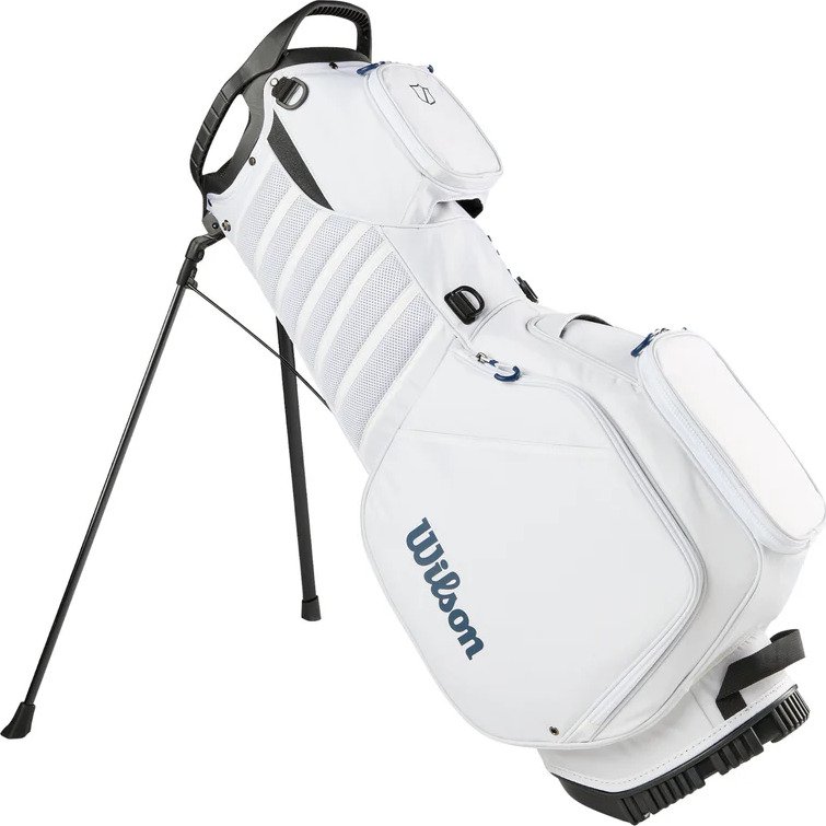 Wilson Talus 5 stand bag, blanco/rojo/azul