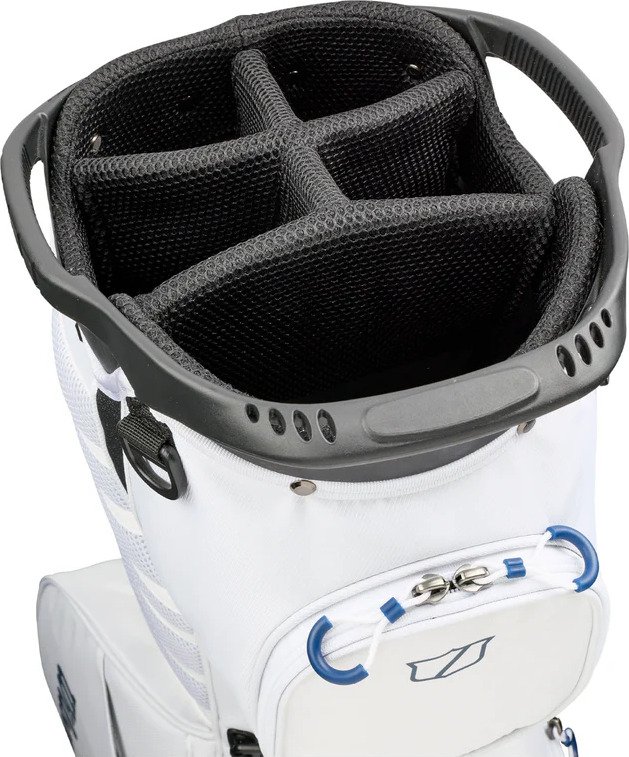 Wilson Talus 5 stand bag, blanco/rojo/azul