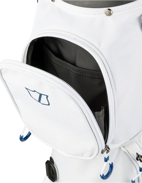 Wilson Talus 5 stand bag, blanco/rojo/azul