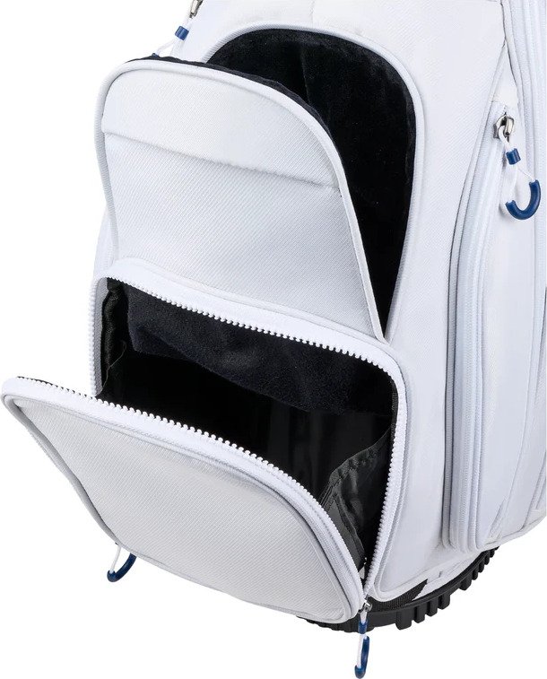 Wilson Talus 5 stand bag, blanco/rojo/azul