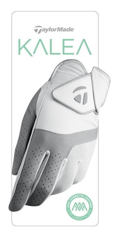 TaylorMade Kalea guante de golf para mujer, gris/blanco
