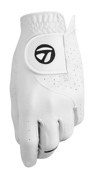TaylorMade Stratus Tech guante de golf para hombre, blanco