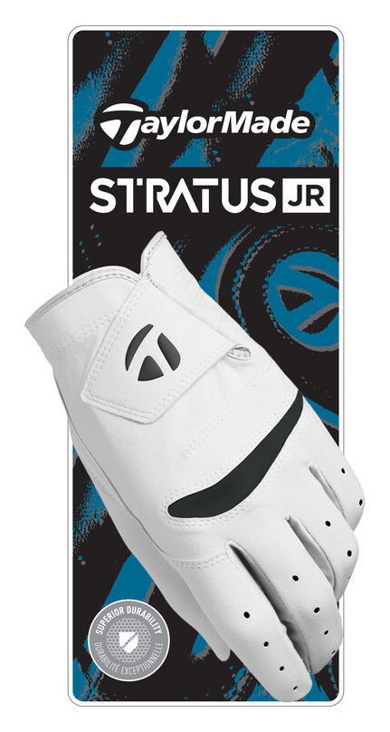 TaylorMade Stratus junior guante de golf, blanco