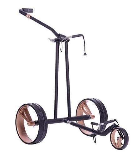 JuCad Phantom Titan Black on Black Rosé 3.0 carrito eléctrico + bolsa de transporte, rosa