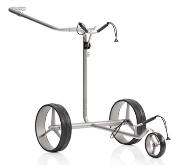 JuCad drive SL Titan Travel eX 3.0 carrito eléctrico + mando a distancia + bolsa de transporte, titanium
