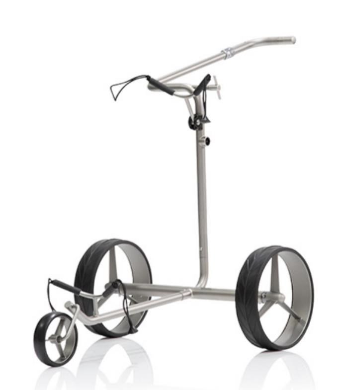JuCad drive SL Titan Travel eX 3.0 carrito eléctrico + mando a distancia + bolsa de transporte, titanium