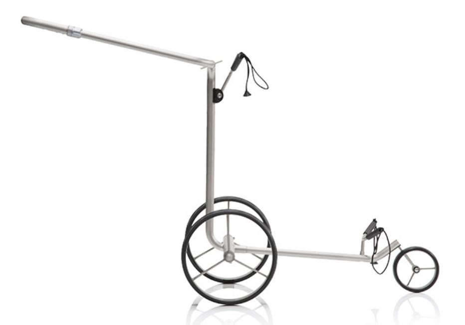 JuCad drive SL Titan Travel eX 3.0 carrito eléctrico + mando a distancia + bolsa de transporte, titanium
