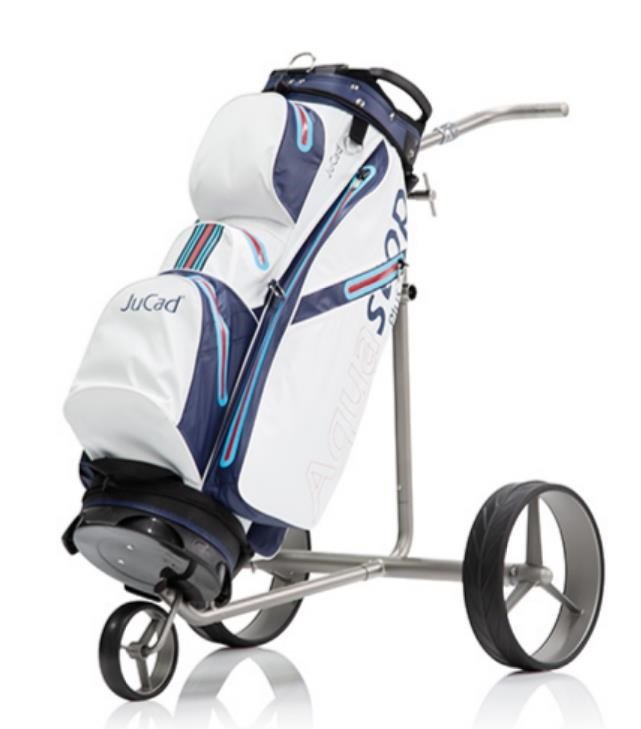 JuCad drive SL Titan Travel eX 3.0 carrito eléctrico + mando a distancia + bolsa de transporte, titanium