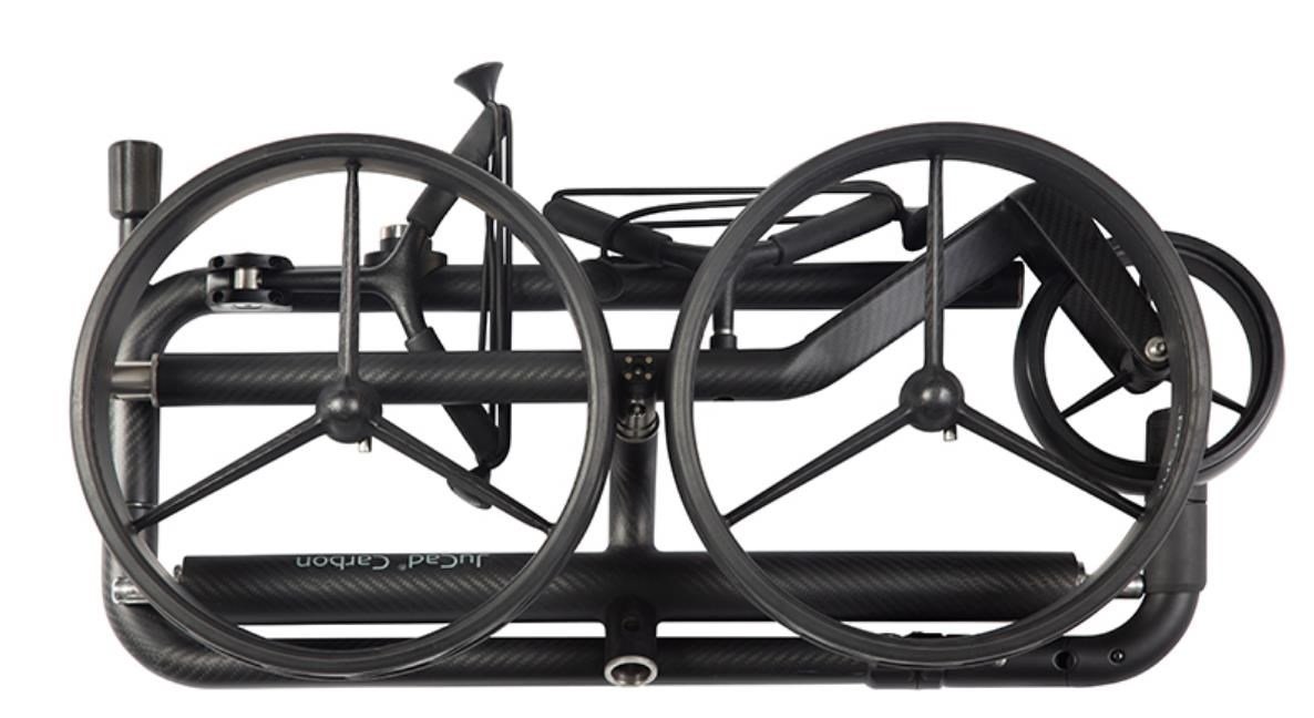 JuCad Carbon Travel Nero SV 3.0 carrito eléctrico, negro