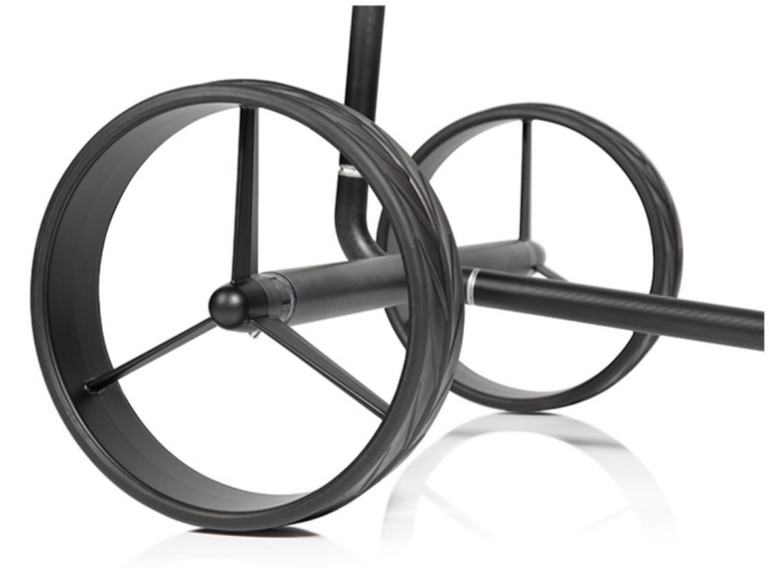 JuCad Carbon Travel Nero SV 3.0 carrito eléctrico, negro