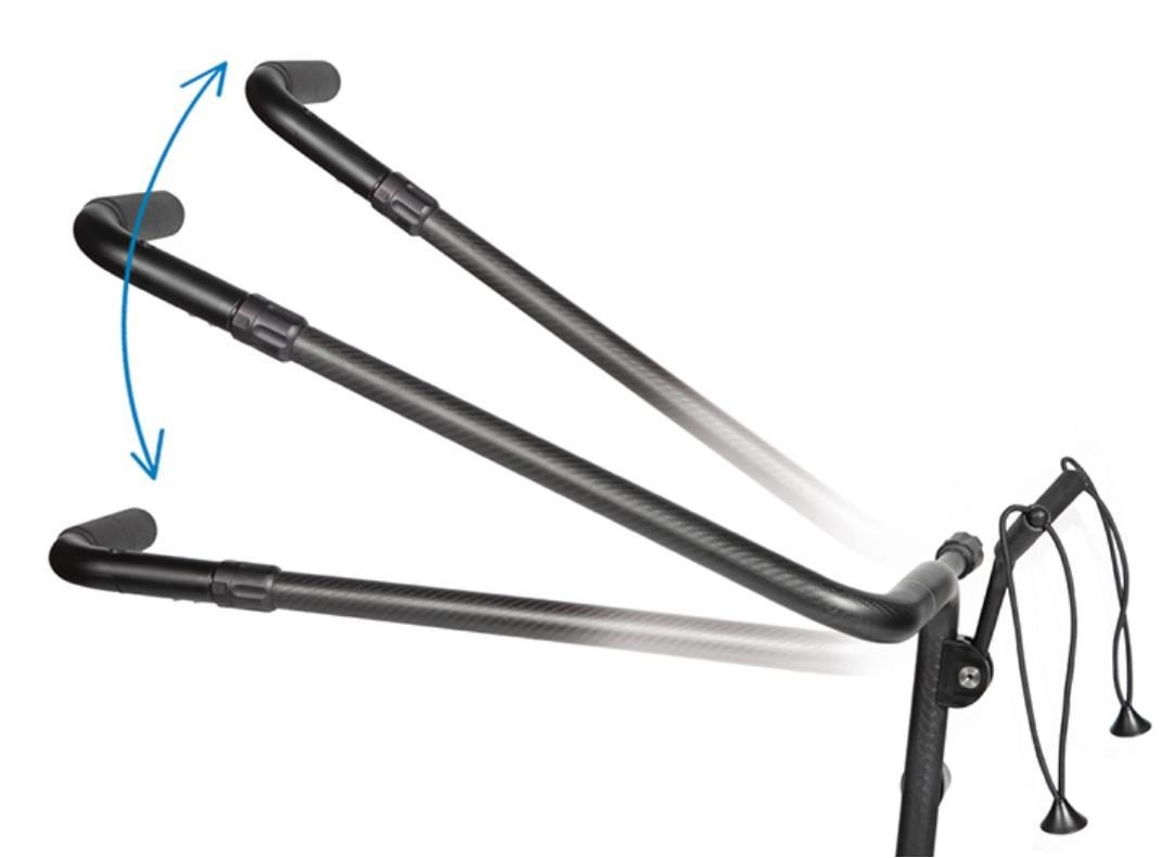 JuCad Carbon Travel Nero SV 3.0 carrito eléctrico, negro