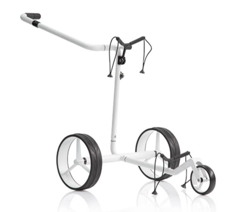 JuCad Carbon Travel Bianco SV 3.0 carrito eléctrico, blanco
