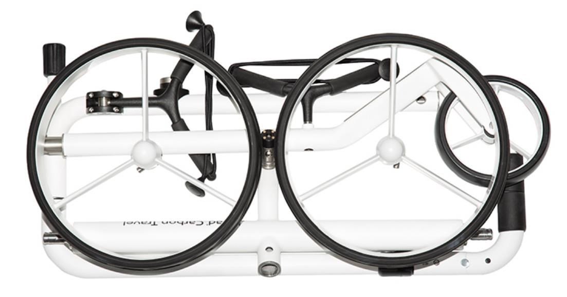 JuCad Carbon Travel Bianco SV 3.0 carrito eléctrico, blanco