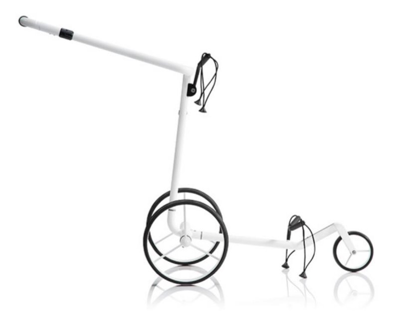 JuCad Carbon Travel Bianco SV 3.0 carrito eléctrico, blanco