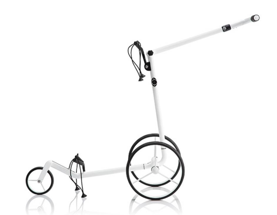 JuCad Carbon Travel Bianco SV 3.0 carrito eléctrico, blanco