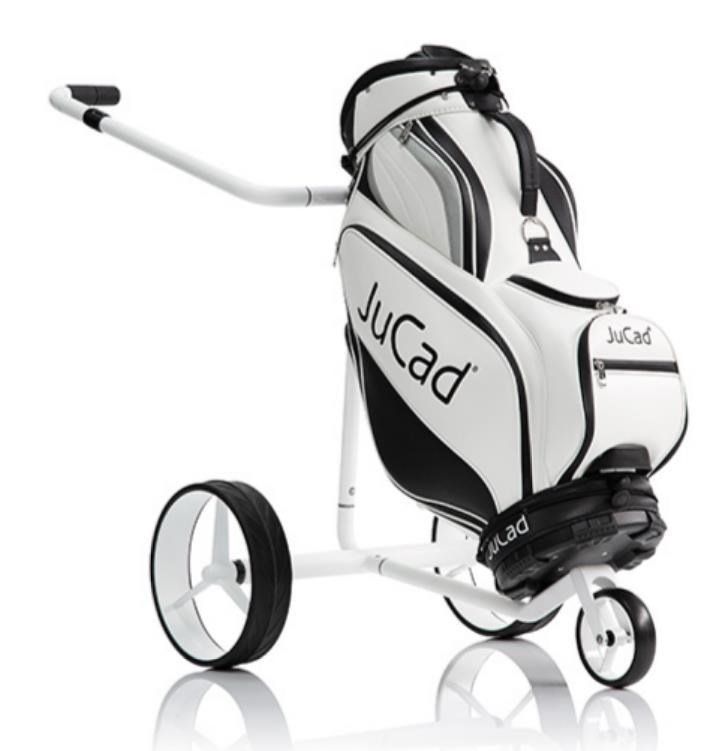 JuCad Carbon Travel Bianco SV 3.0 carrito eléctrico, blanco