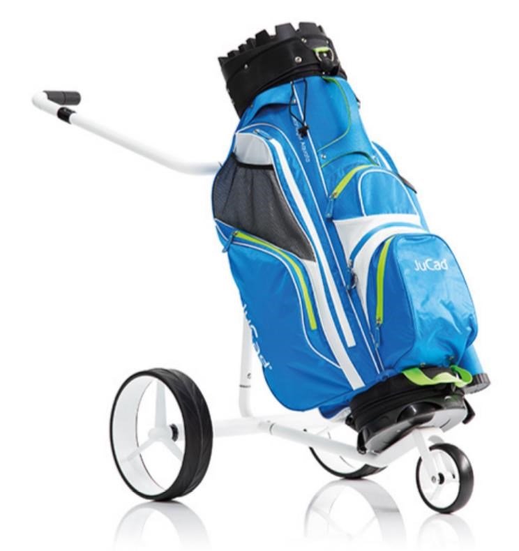 JuCad Carbon Travel Bianco SV 3.0 carrito eléctrico, blanco