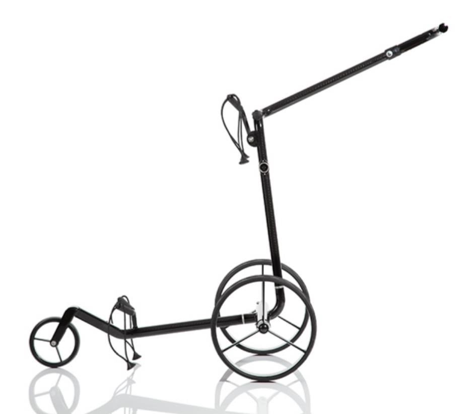 JuCad Carbon Travel 3.0 carrito eléctrico, negro