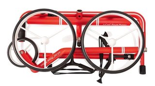 JuCad Carbon Travel Royal Rosso 3.0 carrito eléctrico, rojo