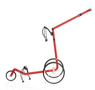 JuCad Carbon Travel Royal Rosso 3.0 carrito eléctrico, rojo