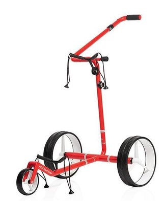 JuCad Carbon Travel Royal Rosso 3.0 carrito eléctrico, rojo