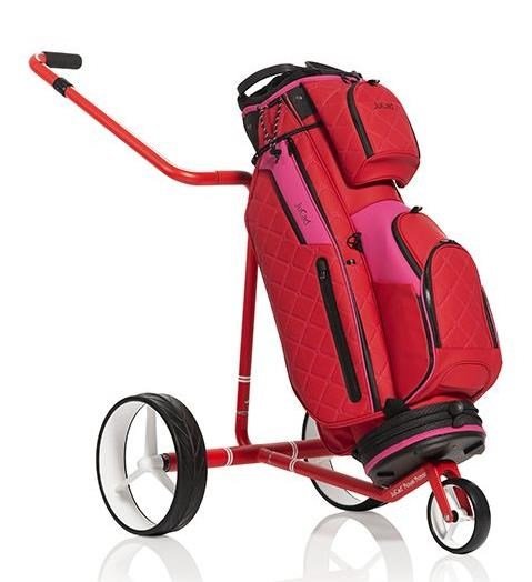 JuCad Carbon Travel Royal Rosso 3.0 carrito eléctrico, rojo