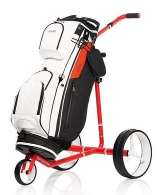 JuCad Carbon Travel Royal Rosso 3.0 carrito eléctrico, rojo