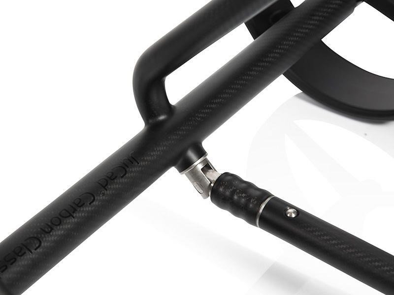 JuCad Carbon drive Classic 3.0 carrito eléctrico, negro