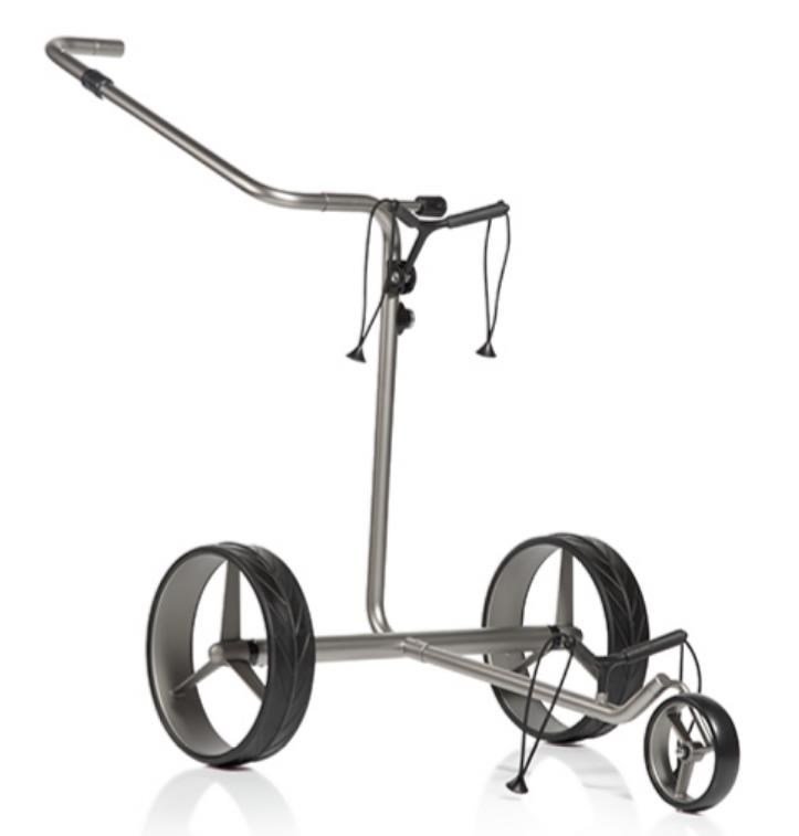 JuCad drive Stainless Steel 3.0 carrito eléctrico, plateado