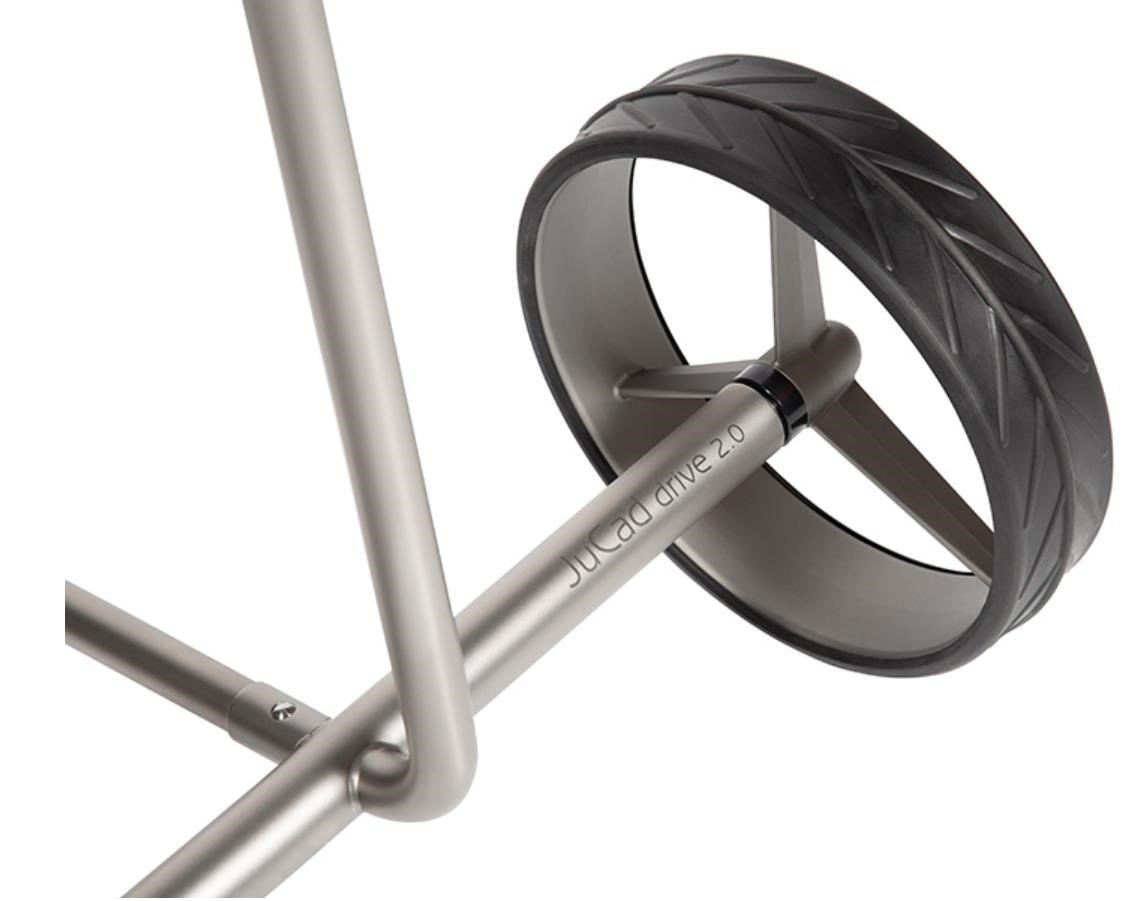 JuCad drive Stainless Steel 3.0 carrito eléctrico, plateado