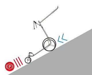 JuCad drive Stainless Steel 3.0 carrito eléctrico, plateado