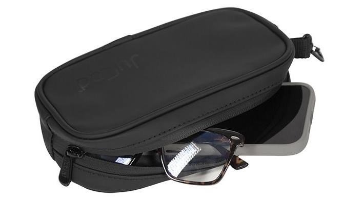 JuCad JuCad golf bag clip-on bag, leather design bolsa de golf, negro