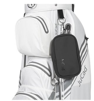 JuCad JuCad golf bag clip-on bag, leather design bolsa de golf, negro