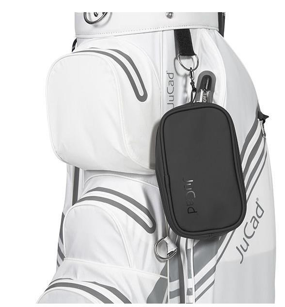 JuCad JuCad golf bag clip-on bag, leather design bolsa de golf, negro