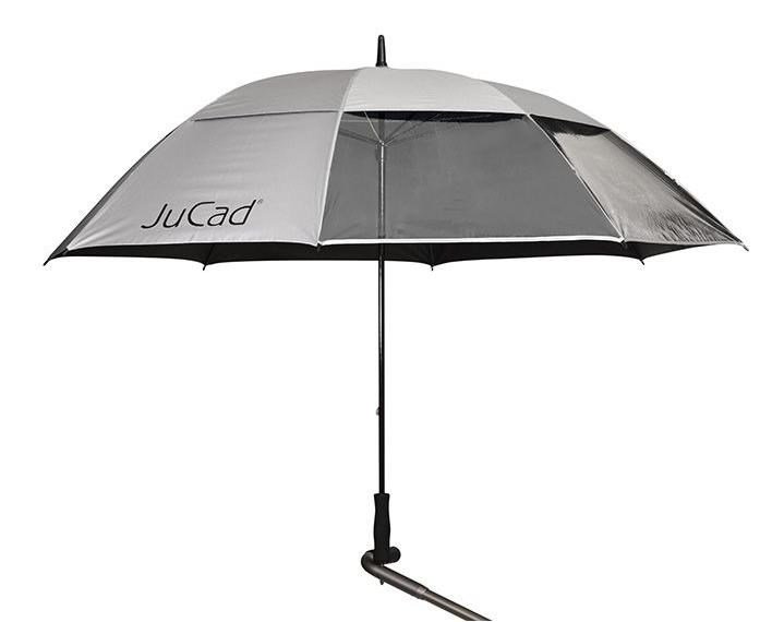 JuCad JuCad windproof & window umbrella with pin 68" silver UV protection paraguas, plata