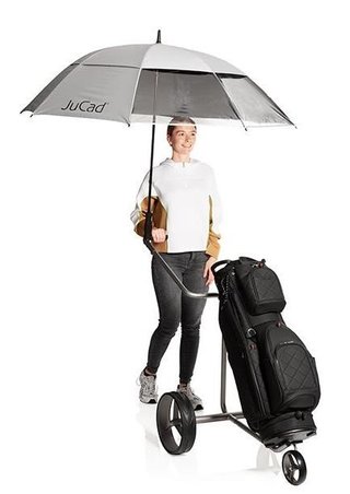 JuCad JuCad windproof & window umbrella with pin 68" silver UV protection paraguas, plata