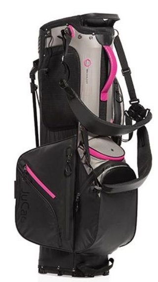JuCad Bag 3in1 Pro Dry cart bag, negro/gris/rosa