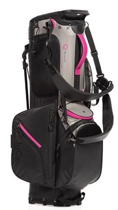 JuCad Bag 3in1 Pro Dry cart bag, negro/gris/rosa