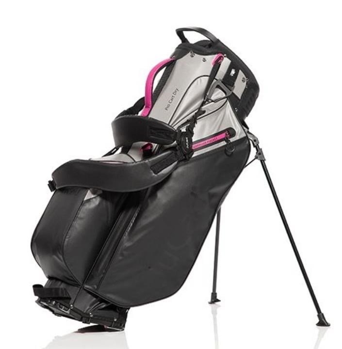 JuCad Bag 3in1 Pro Dry cart bag, negro/gris/rosa