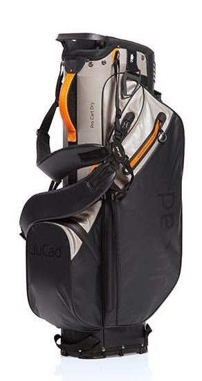JuCad Bag 3in1 Pro Dry cart bag, negro/gris/naranja