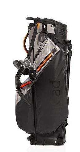 JuCad Bag 3in1 Pro Dry cart bag, negro/gris/naranja
