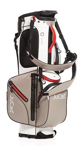 JuCad Bag 3in1 Pro Dry cart bag, blanco/gris/rojo